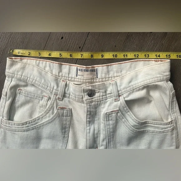 Free People Piper Mid-Rise Crop Wide-Leg Jeans. - Picture 9 of 11